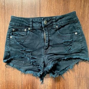 American Eagle Outfitters Black Festive Shorts